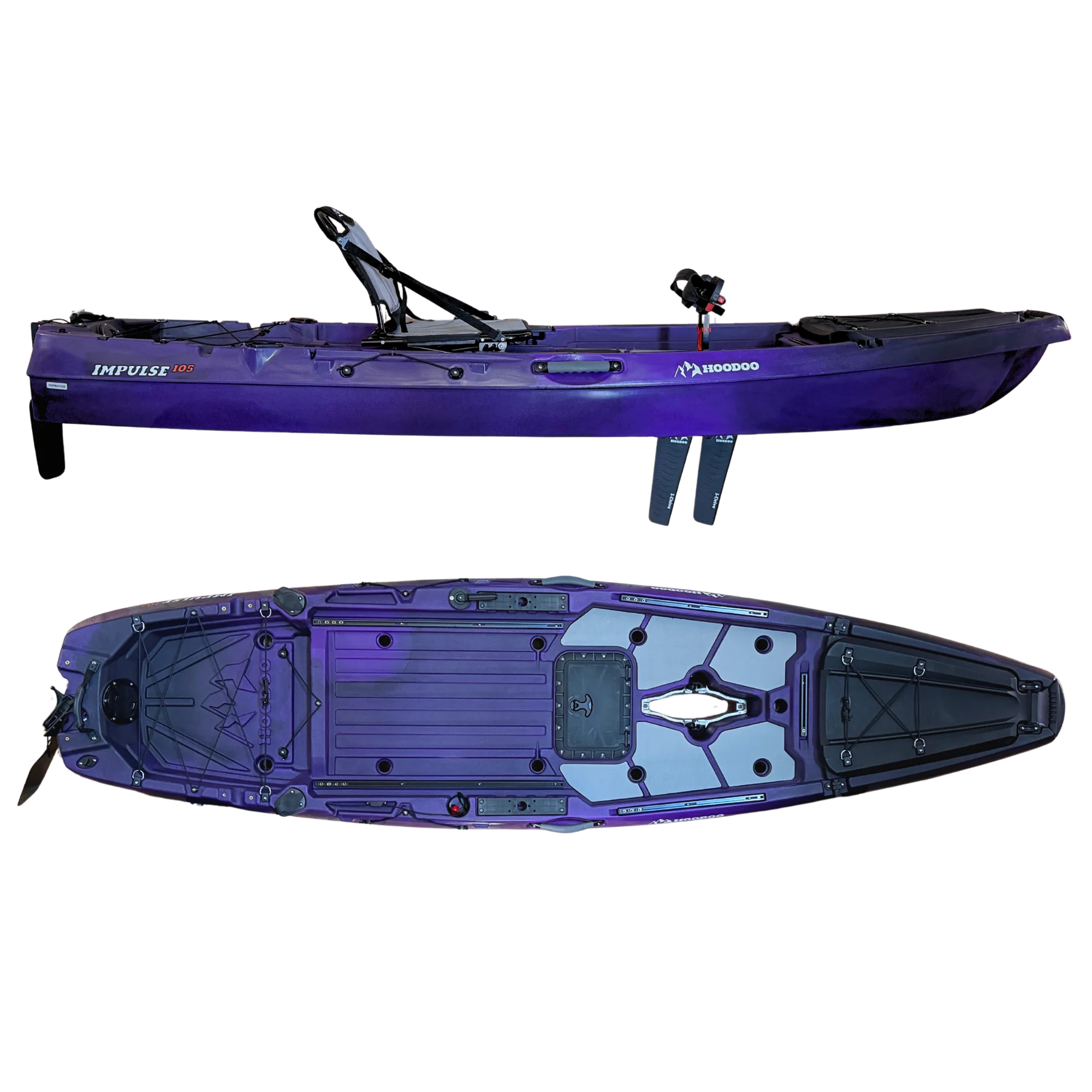 Hoodoo Impulse 105 Fin Drive Kayak - Image 11
