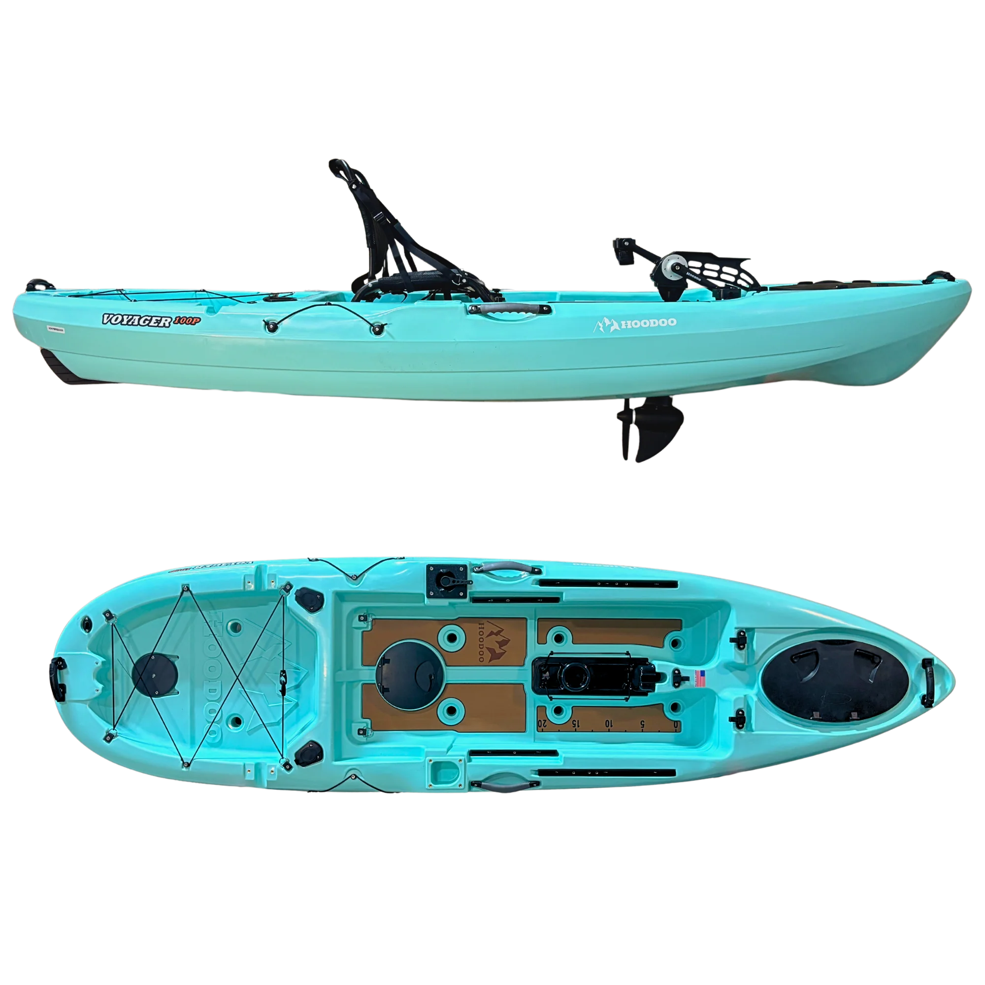 Hoodoo Voyager 100P Pedal Drive Kayak - Image 21